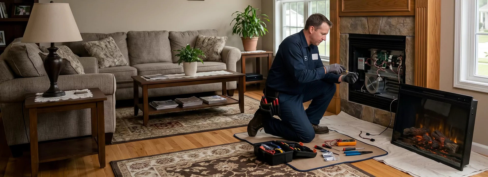 Electric Fireplace Repair in Cherry Hill, NJ
