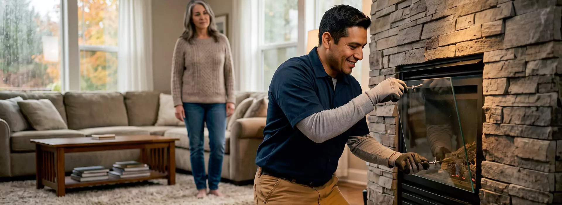 Fireplace Glass Replacement in Cherry Hill, NJ