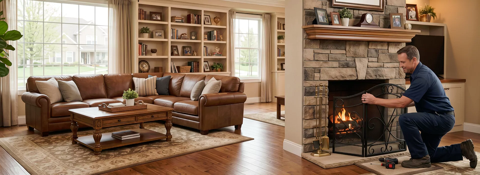 Fireplace Screen Installation Cherry Hill, NJ