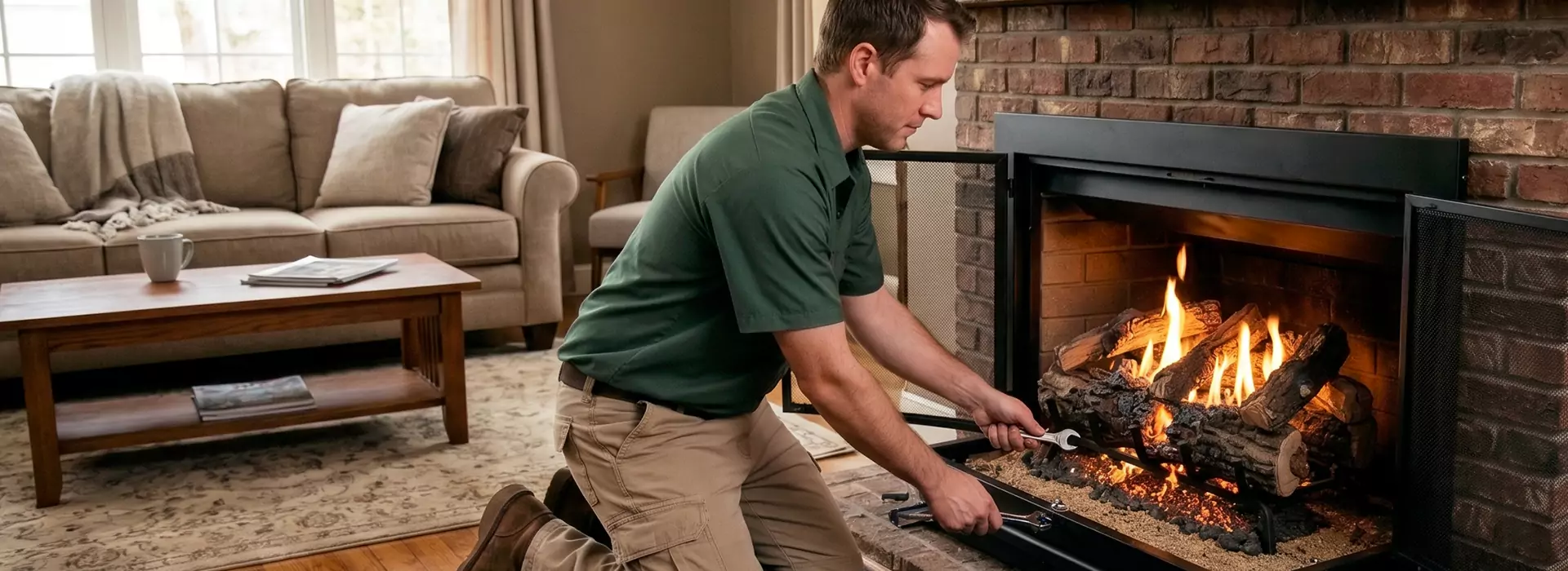 Gas Fireplace Logs in Cherry Hill, NJ