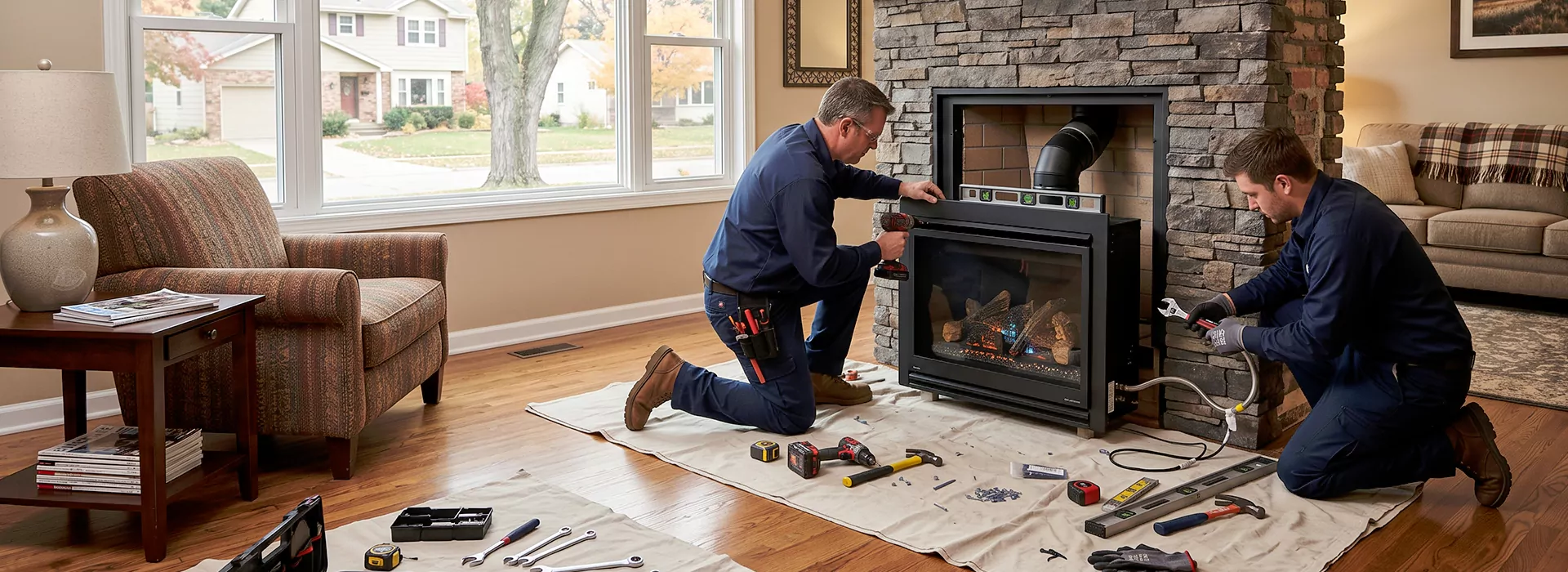 New Fireplace Installation in Cherry Hill
