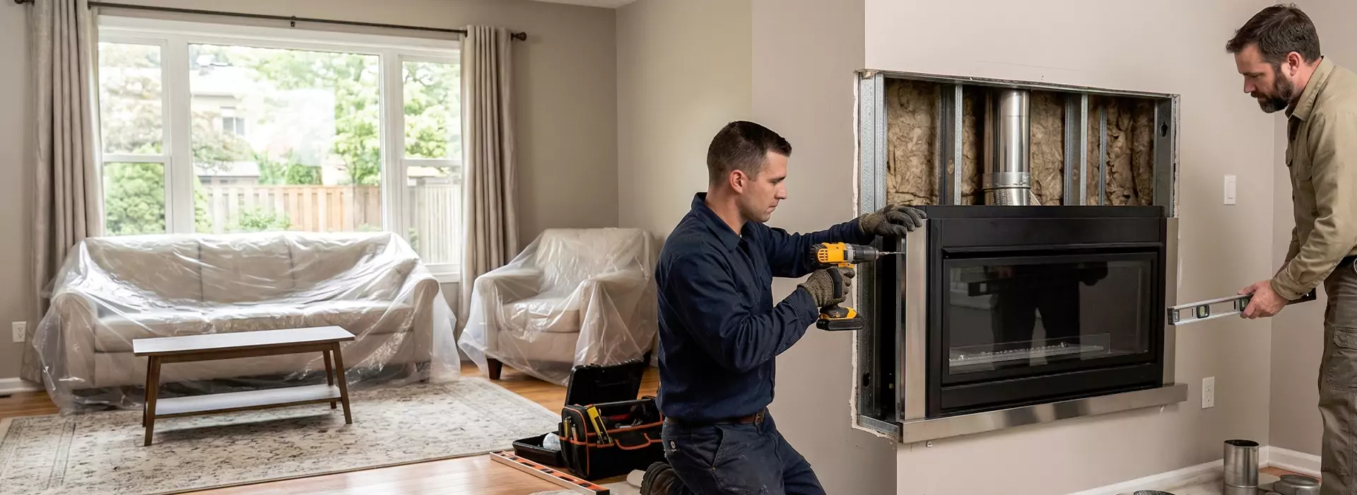 Prefabricated Fireplace Installation in Cherry Hill, NJ
