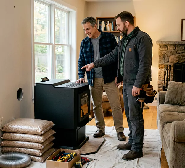 Why Cherry Hill Homeowners Choose Our Pellet Fireplace Installation Team?