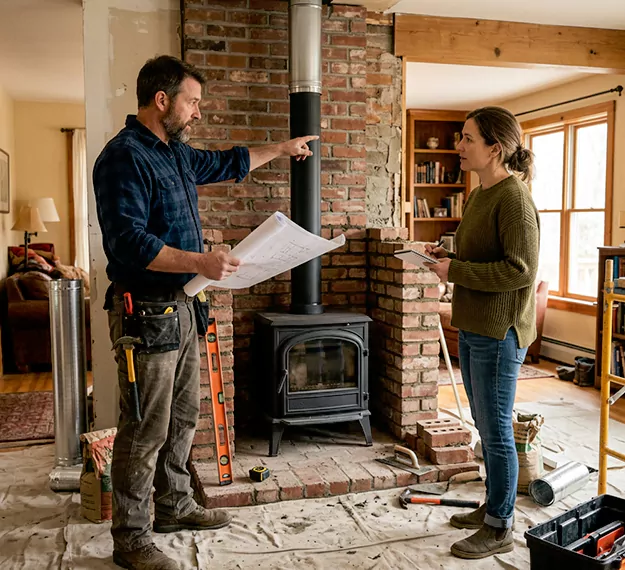 Why Cherry Hill Homeowners Choose Our Wood Fireplace Installation Team?