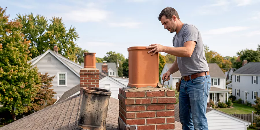 Matching Chimney Pot Replacement Cherry Hill