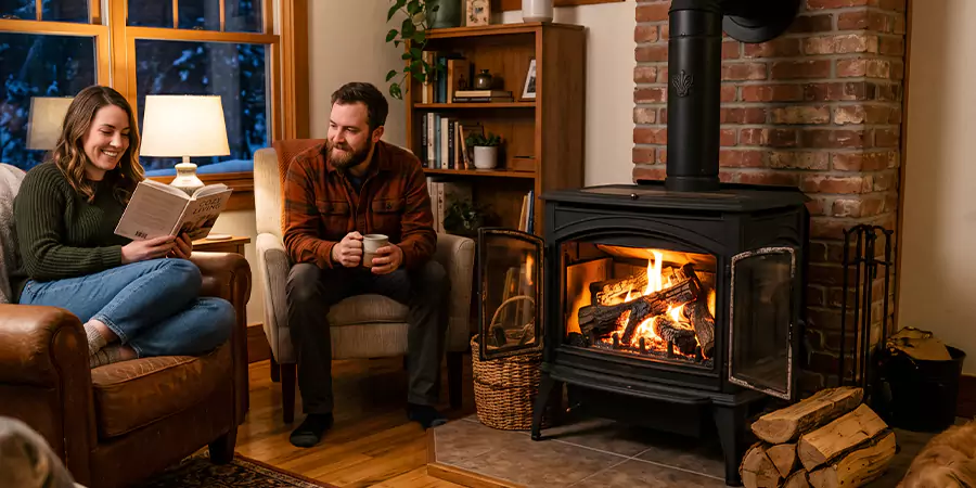 Faux and Fake Wood Burning Stove Logs Cherry Hill