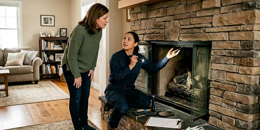 Home Fireplace Safety Inspection Cherry Hill