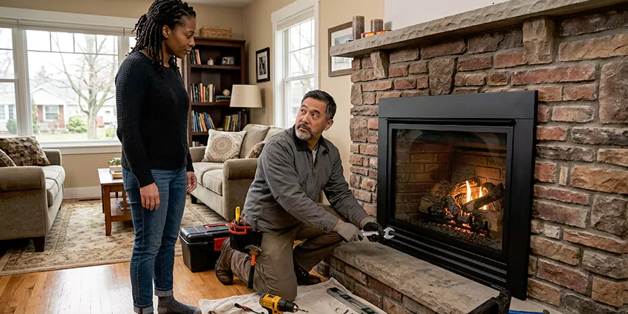 Fireplace and Log Fire Installation Cherry Hill