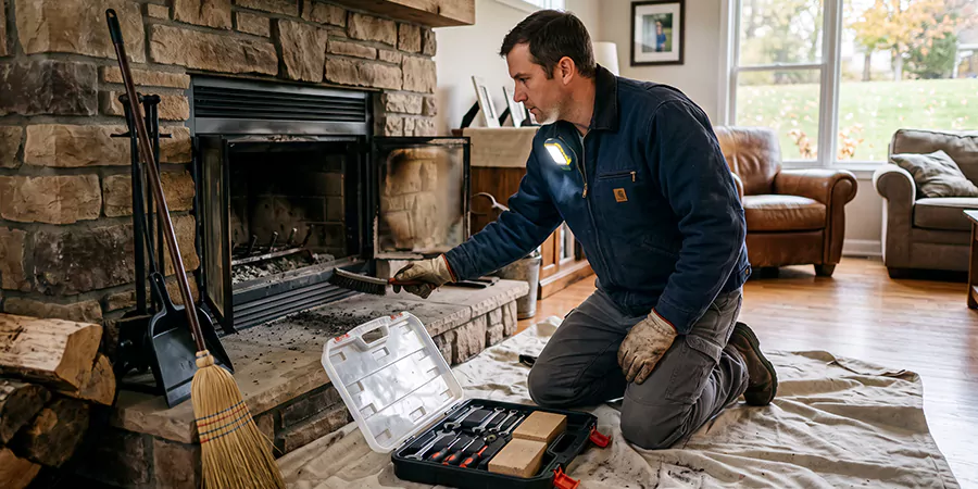 Wood Fireplace Repair in Cherry Hill